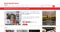 Desktop Screenshot of blackmuslimnews.com